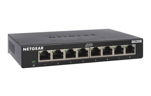 [GS308-300PES] NETGEAR GS308-300PES | Unmanaged L2 | Gigabit Ethernet (10/100/1000 Mbps)