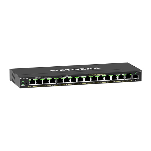 [GS316EP-100PES] NETGEAR GS316EP-100PES | Managed Switch | 16x Gigabit Ethernet | PoE+ | Zwart