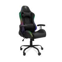 [INDIANAPOLIS] White Shark INDIANAPOLIS | Gamestoel met RGB-verlichting | Belastbaar tot 120 kg