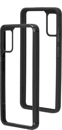 [MP-108443] Mobiparts Rugged Clear Case | Samsung Galaxy A41 (2020) | Black