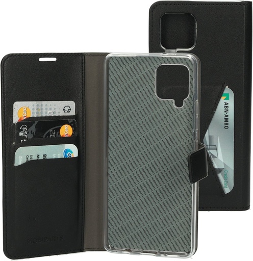 [MP-110865] Mobiparts Classic Wallet Case | Samsung Galaxy A42 (2020) | Black