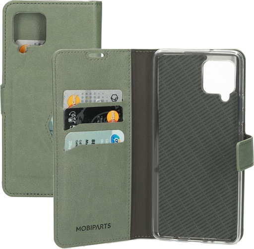 [MP-110866] Mobiparts Classic Wallet Case | Samsung Galaxy A42 (2020) | Stone Green