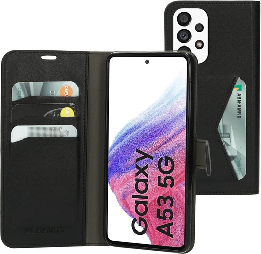 [MP-121833] Mobiparts Classic Wallet Case Samsung Galaxy A53 (2022) Black
