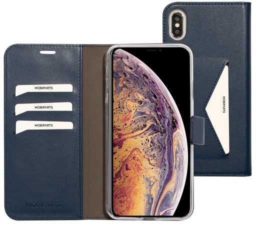 [MP-80770] Mobiparts Classic Wallet Case | Apple iPhone XS Max | Blue