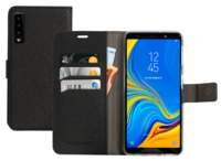 Mobiparts Saffiano Wallet Case | Samsung Galaxy A7 (2018) | Black