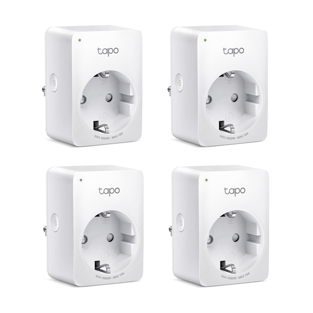 TP-Link Tapo P110 | Smart Plug | 2990 W | Wit | 4 Pack