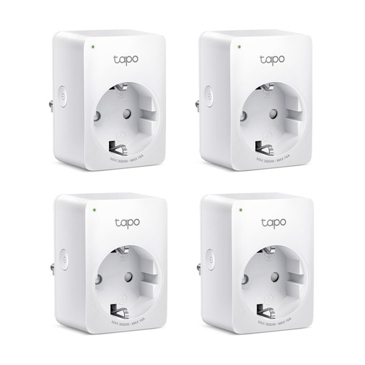 [P110-4PACK] TP-Link Tapo P110 | Smart Plug | 2990 W | Wit | 4 Pack