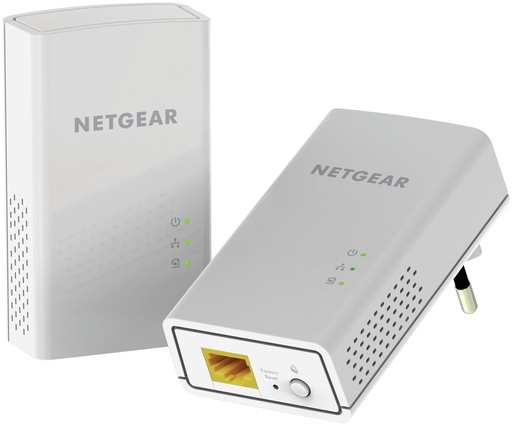 [PLW1000-100PES] NETGEAR Powerline 1000 | Powerline Adapter | 1000 Mbps | 1x Gigabit Ethernet | Wi-Fi N300 | Wit