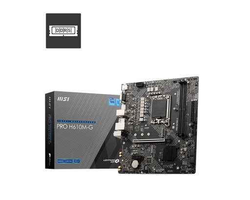 [PRO-H610M-G] MSI PRO H610M-G | Moederbord Micro-ATX | LGA 1700 | DDR4