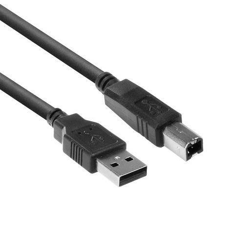 [SB2403] ACT AC3030 | USB 2.0 | USB-A naar USB-B | 1m | Zwart