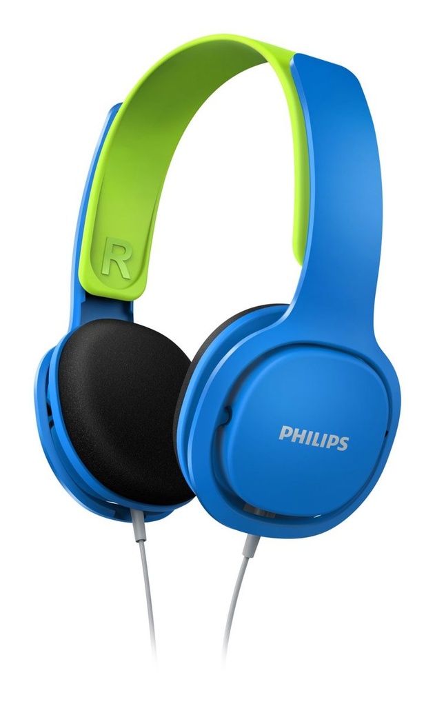 Philips Kinderheadset SHK2000 | Bedrade On-ear Headset 3.5mm Connector | Blauw & Groen