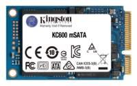 [SKC600MS/512G] Kingston KC600 | 512GB SATA SSD | mSATA | 550MB/s Lezen | 520MB/s Schrijven