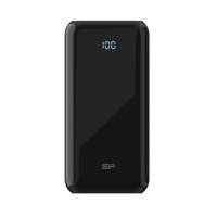 Silicon Power QS28 Powerbank | 20000mAh | 18W Power Delivery | 3-poorts USB-C & USB-A | LED-display | Zwart