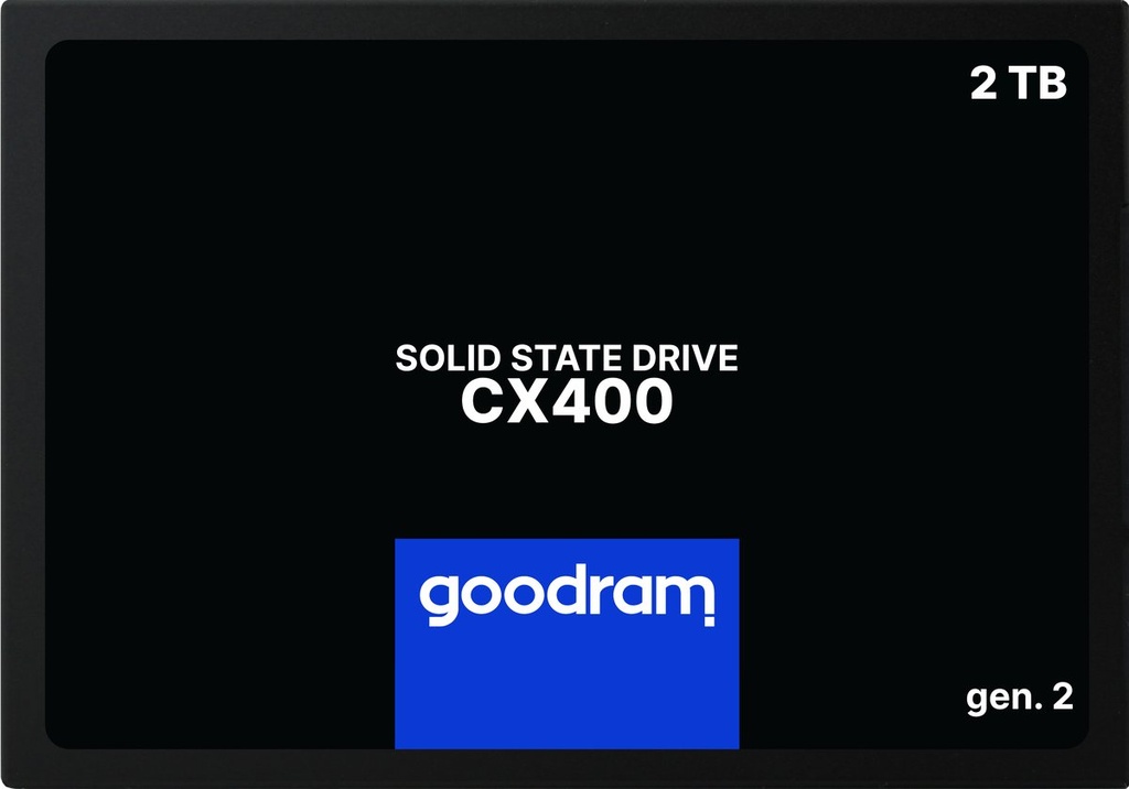 Goodram CX400 | 2TB SATA SSD | 2,5" | 550MB/s Lezen | 500MB/s Schrijven