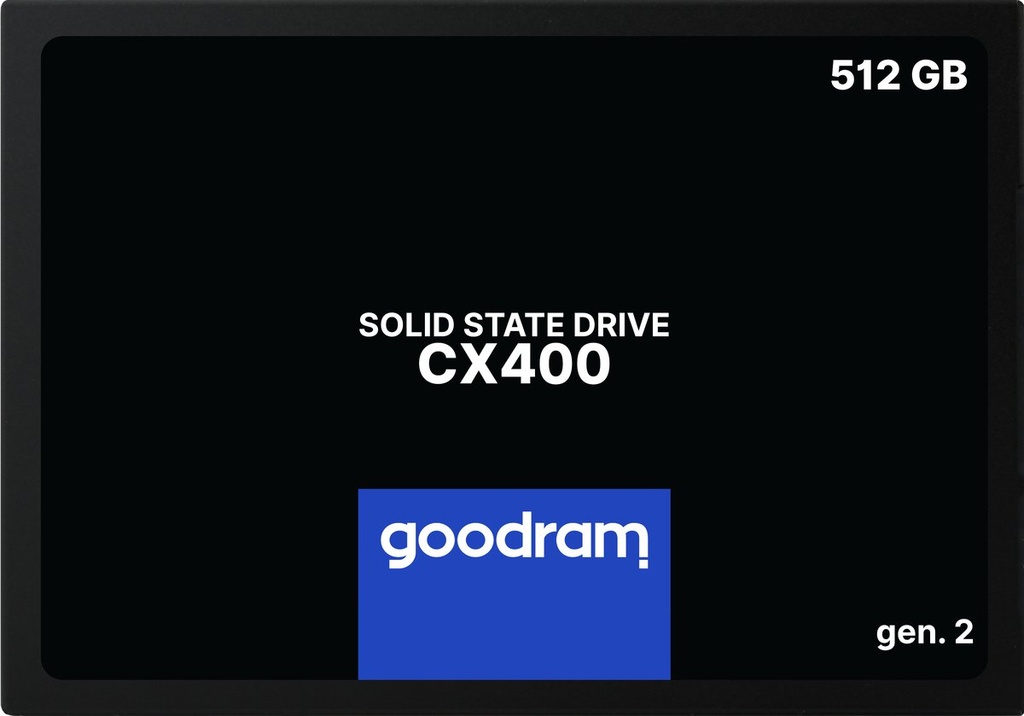 Goodram CX400 | 512GB SATA SSD | 2,5" | 550MB/s Lezen | 500MB/s Schrijven