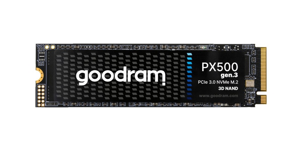 Goodram PX500 | 512GB NVMe SSD | M.2 Gen3 | 3.200MB/s Lezen | 2.400MB/s Schrijven