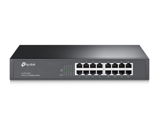 [TL-SF1016DS] TP-Link TL-SF1016DS | Unmanaged Switch | 16 Poorten | Fast Ethernet (10/100 Mbps)