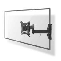 Nedis TVWM1530BK | Draai- en kantelbare TV-plafondbeugel | 23"-55" | max 30kg | VESA 400x400