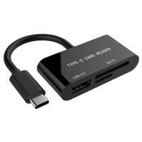 [UHB-CR3-02] Gembird UHB-CR3-02 | Geheugenkaartlezer | USB 3.2 Gen 1 | USB-C | Zwart