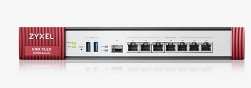 [USGFLEX500-EU0102F] Zyxel USG Flex 500 | Next-Gen Firewall | 7x Gigabit LAN/WAN | 1x SFP | 2,3 Gbps SPI | 810 Mbps VPN | Nebula Cloudbeheer | 1U Rackmount