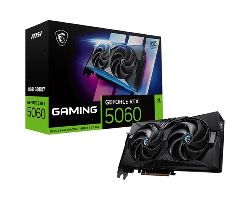 [V537-005R] MSI GeForce RTX 5060 GAMING OC | 8GB GDDR7 | DLSS 4 | Videokaart | Nvidia GPU