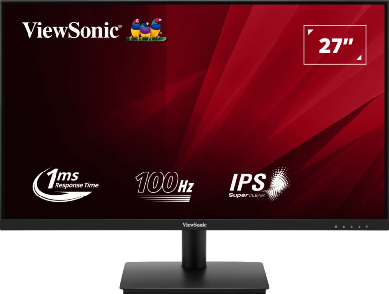 ViewSonic VA270 | 27" Monitor | Full HD IPS | 100Hz | 1ms | HDMI en VGA | Flicker-Free | Blue Light Filter