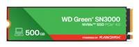 [WDS500G4G0E] Western Digital Green SN3000 QLC | 500GB NVMe SSD | M.2 Gen4 | 5.000MB/s Lezen | 4.100MB/s Schrijven