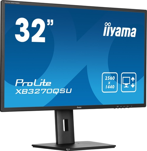[XB3270QSU-B1] iiyama ProLite XB3270QSU-B1 32" | 2560x1440 QHD IPS | 100Hz | HDMI DisplayPort | 3ms | Monitor