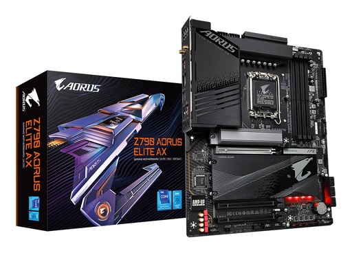 [Z790-AORUS-ELITE-AX] Gigabyte Z790 AORUS ELITE AX | Socket LGA 1700 | Intel Z790 | 4xDDR5 | ATX | Moederbord