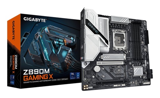 [Z890M-GAMING-X] Gigabyte Z890M GAMING X | Socket LGA 1851 | Intel Z890 | 4xDDR5 | Micro-ATX | Moederbord