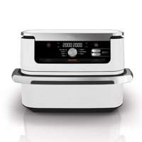 [AF500EUWH] Ninja AF500EUWH Airfryer | Dubbele Mand | 10,4 Liter | Vrijstaand | 2470 Watt | Wit
