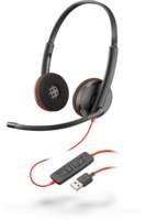 Poly Blackwire C3220 | Bedrade On-ear Stereo Headset | USB-A | Zwart