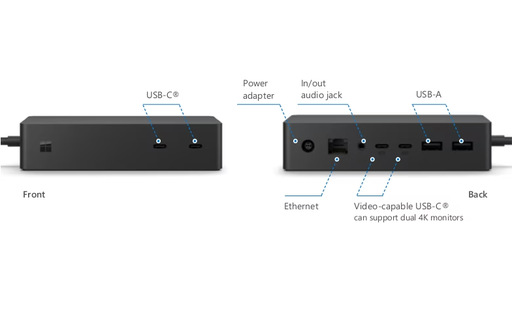 Microsoft Surface dock 2 1931 | Refurbished Grade A+ (zo-goed-als-nieuw)