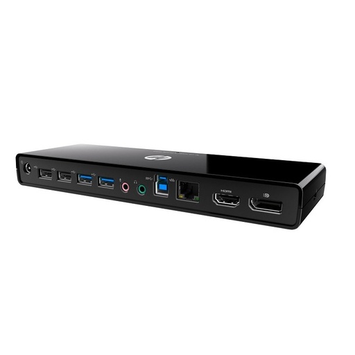 HP 3005pr USB 3.0 Port Replicator Docking Station 681280-001 690650-001 inclusief lader | Refurbished