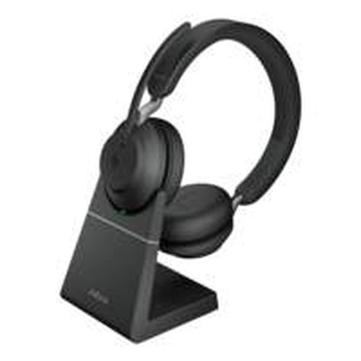 Jabra Evolve 65 | Draadloze On-Ear Headset | Bluetooth | Oplaadstation | Zwart