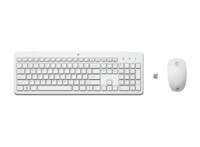 HP 230 | Draadloze Muis- en Toetsenbordcombo | USB | QWERTY | Wit