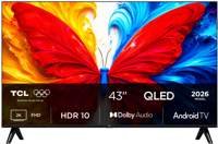 TCL 43S5L 43" | Full HD QLED Smart TV | Android TV | HDR10 | Zwart