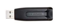 Verbatim Store n' Go V3 | 64GB USB-A 3.2 Flash Drive | tot 80 MB/s lezen | tot 25 MB/s schrijven | Zwart