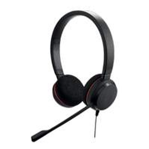 Jabra Evolve 20 MS Duo | Bedrade On-ear Mono Headset | Zwart