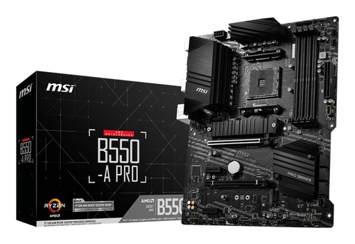 MSI B550-A PRO | Socket AM4 | AMD B550 | 4xDDR4 | ATX | Moederbord