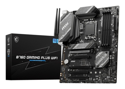 MSI B760 GAMING PLUS WIFI | Socket LGA 1700 | Intel B760 | 4xDDR5 | ATX | Moederbord