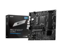 MSI PRO B760M-P | Socket LGA 1700 | Intel B760 | 4xDDR4 | Micro-ATX | Moederbord