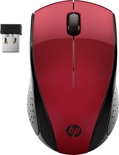 HP 220 | Draadloze Muis | Links- en Rechtshandig | RF | 1600 DPI | Rood