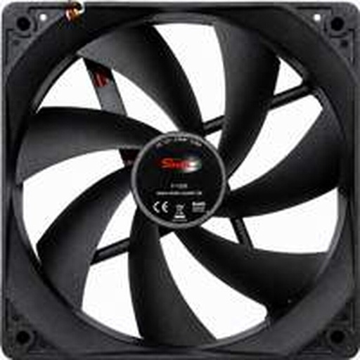 Inter-Tech Sinan F-120-S | 120mm Case Fan | 3-Pin | Zwart
