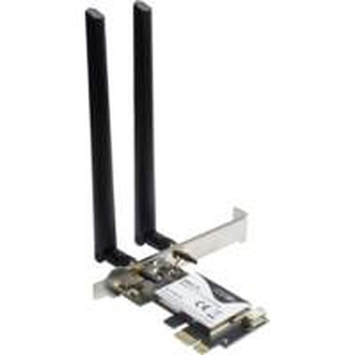 Inter-Tech DMG-35 | Wi-Fi 6 & Bluetooth 5.0 PCIe Adapter | 3000 Mbps | Dual-band (2,4 GHz / 5 GHz) | Intel AX200 Chipset | PCIe x1