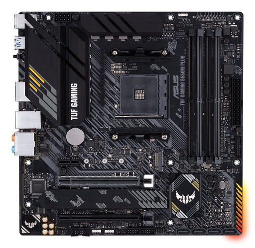 ASUS TUF GAMING B550M PLUS | Socket AM4 | AMD B550 | 4xDDR5 | Micro-ATX | Moederbord