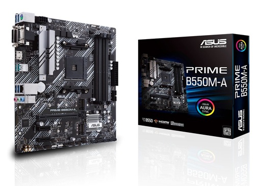 ASUS PRIME B550M-A | Socket AM4 | AMD B550 | 4xDDR4 | Micro-ATX | Moederbord