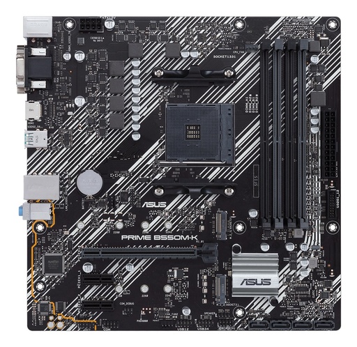 ASUS PRIME B550M-K | Socket AM4 | AMD B550 | 4xDDR4 | Micro-ATX | Moederbord