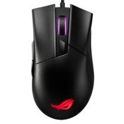 ASUS ROG Gladius II Core | Bedrade Gaming Muis | Rechtshandig | USB-A | 6200 DPI | Zwart