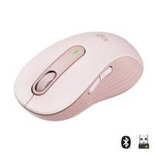 Logitech Signature M650 | Draadloze Muis | Rechtshandig | RF + Bluetooth | 2000 DPI | Roze (art.nr. 910-006237)